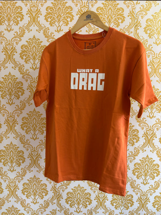 Orange Dropshoulder