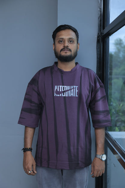 Baggy Fit Tshirt Purple