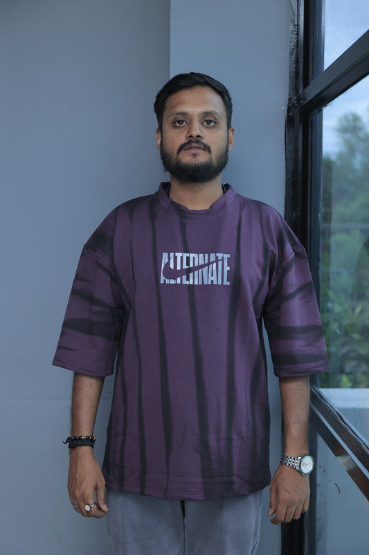 Baggy Fit Tshirt Purple