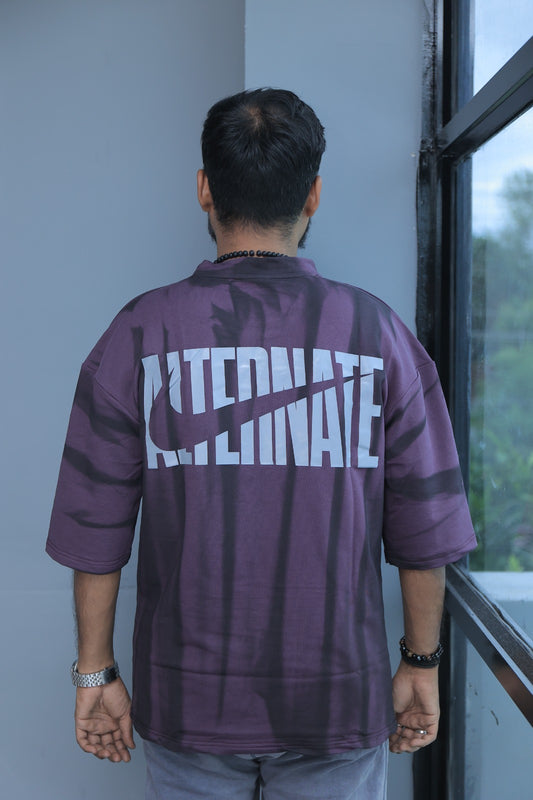Baggy Fit Tshirt Purple
