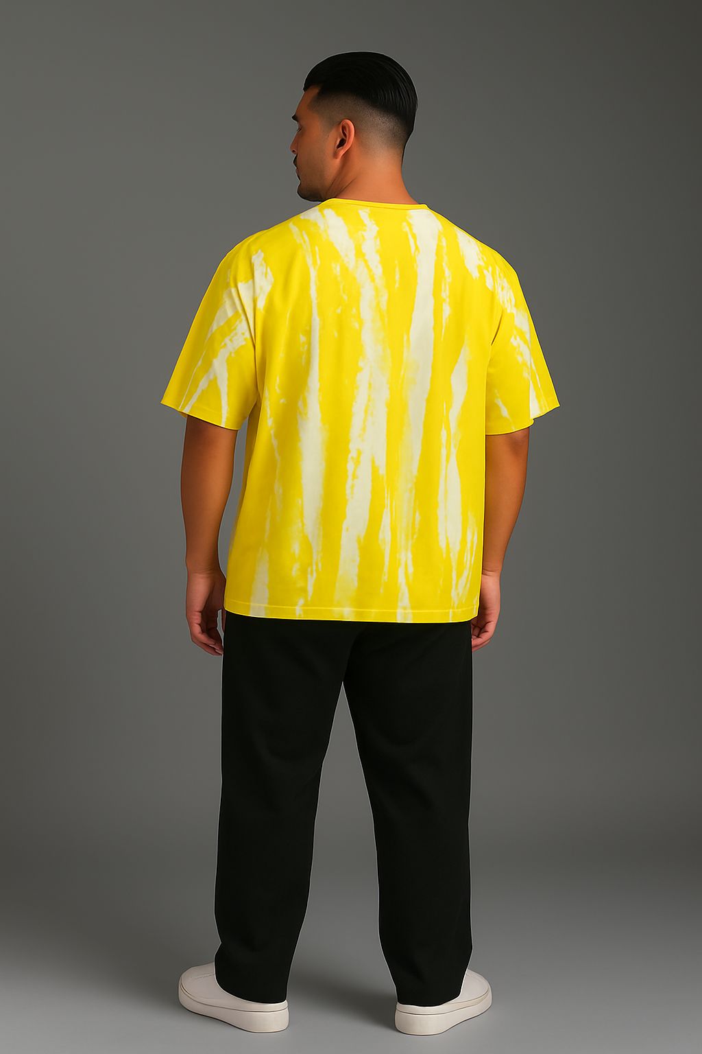 Baggy Fit plain Tshirt Yellow