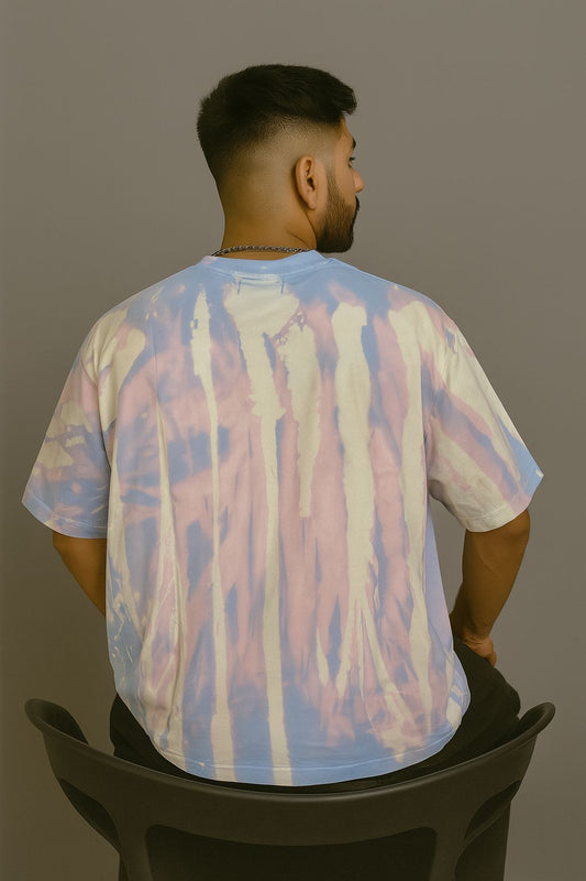 Baggy Fit Prined Tshirt Lavender