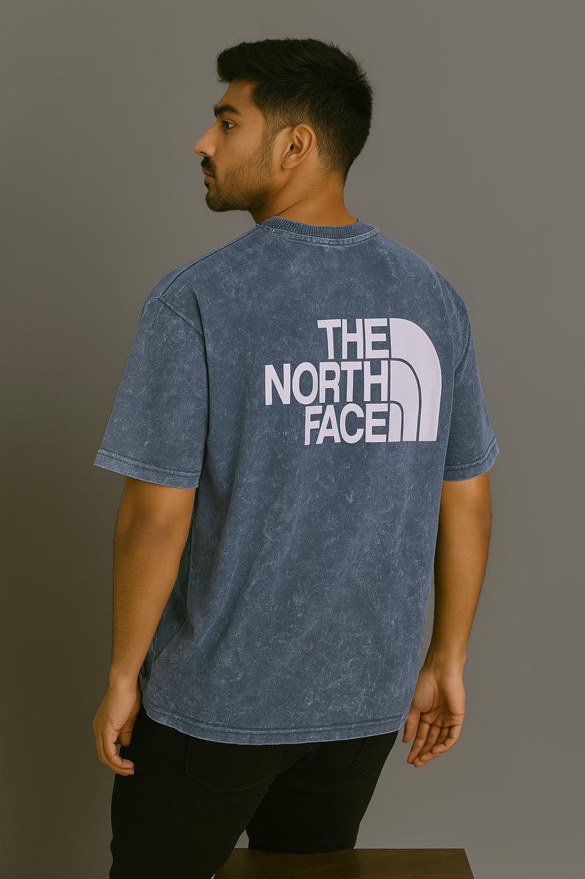 Baggy Fit The North Face Tshirt Blue